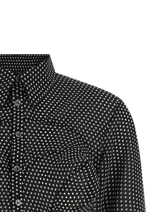 Bicolor Polyester Blouse
