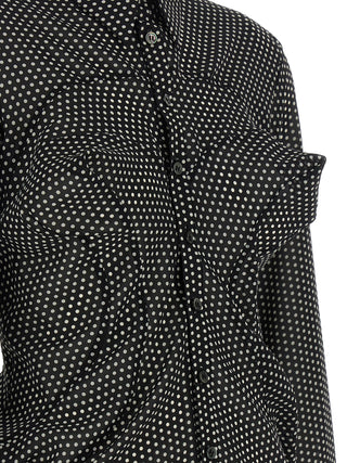 Bicolor Polyester Blouse