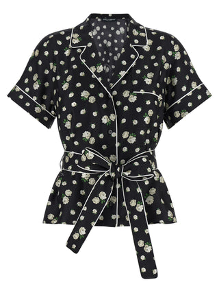 Black Silk Blouse