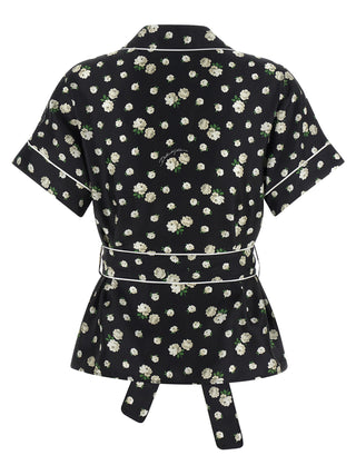Black Silk Blouse