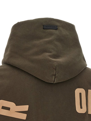 Sudadera marrón de algodón