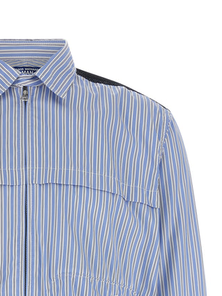 Blusa de algodón azul