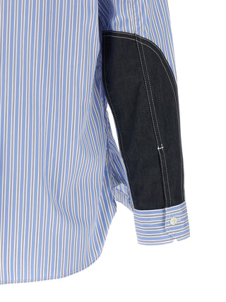 Blusa de algodón azul