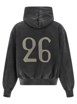 Black Cotton Sweatshirt