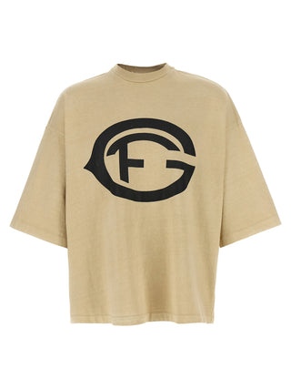 Beige Cotton T-Shirt