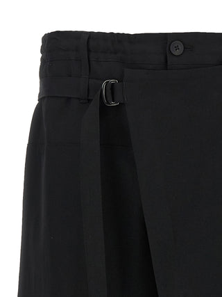 Black Wool Knee Length