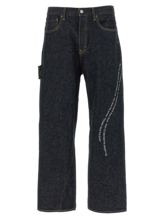 Blue Cotton Jeans Denim