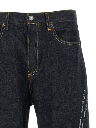 Blue Cotton Jeans Denim