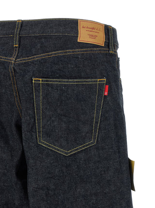 Blue Cotton Jeans Denim