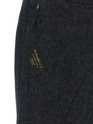 Blue Cotton Jeans Denim