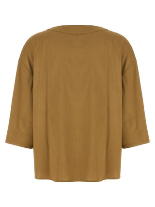 Beige Linen Blouse