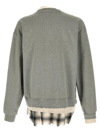 Sudadera gris de algodón