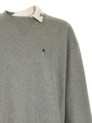 Sudadera gris de algodón