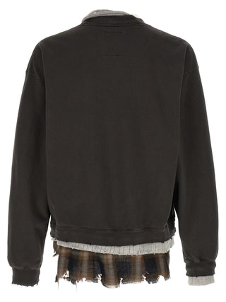 Black Cotton Sweatshirt