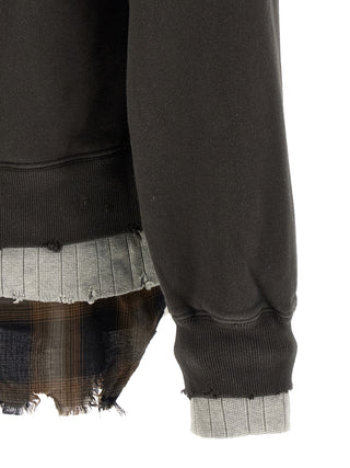 Black Cotton Sweatshirt
