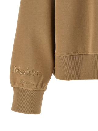 Beige Cotton Hoodie