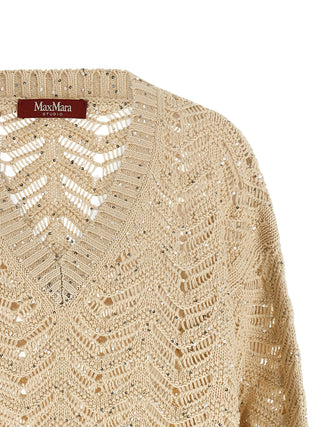 Beige Cotton Cardigan