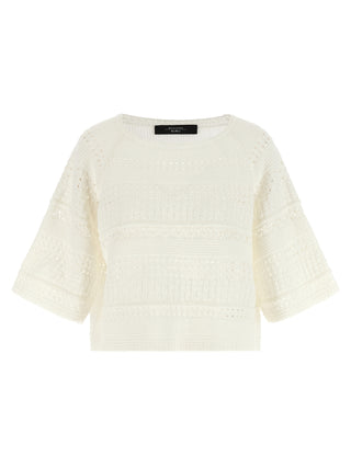 White Cotton Cardigan