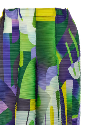 Multicolor Polyester Casual Pants
