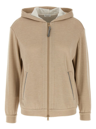 Beige Cotton Cardigan