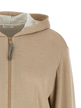 Beige Cotton Cardigan