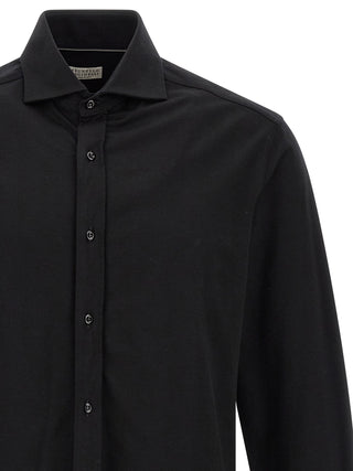 Black Cotton Blouse