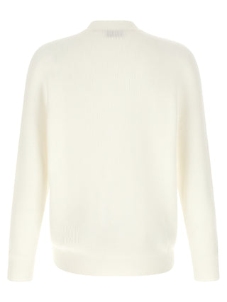 White Cotton Cardigan