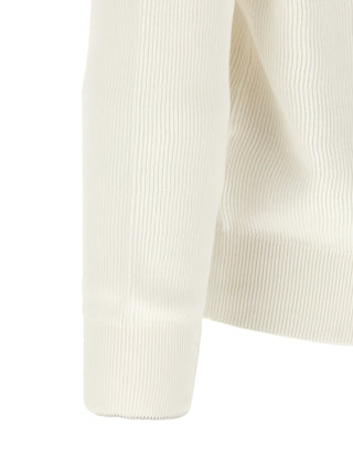 White Cotton Cardigan