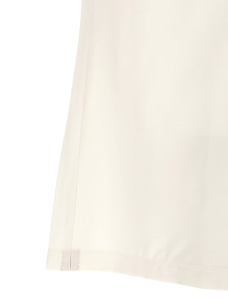Polo de lana virgen blanca