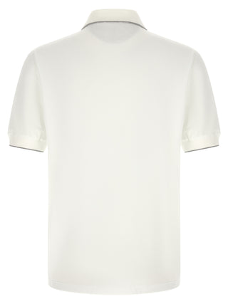 White Polyamide Polo Shirt