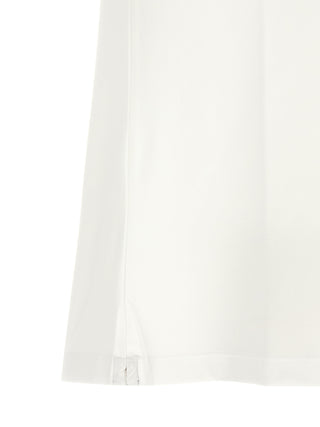 White Polyamide Polo Shirt