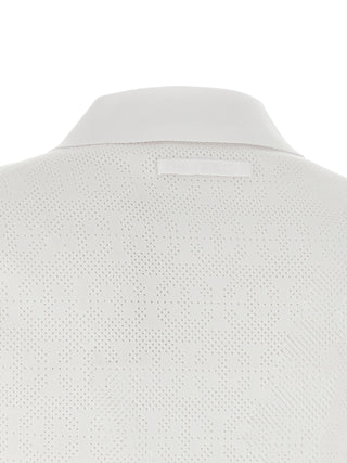 White Viscose Polo Shirt