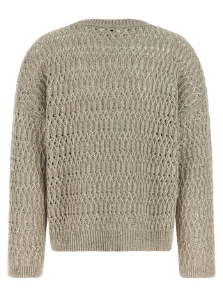 Beige Linen Cardigan