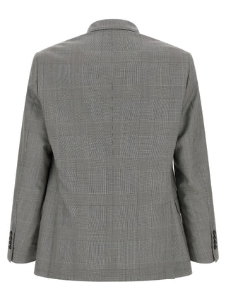 Gray Virgin Wool Blazer