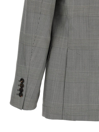Gray Virgin Wool Blazer