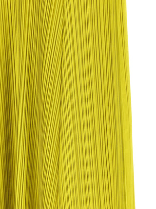Bicolor Polyester Midi Dress