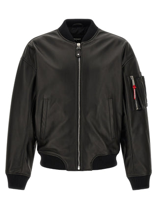 Black Leather Leather Jacket