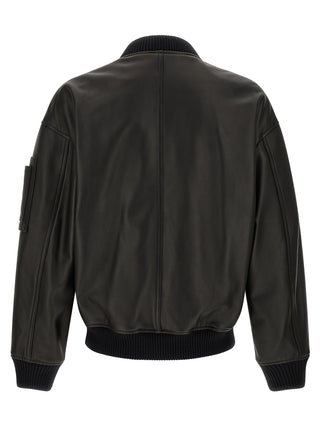 Black Leather Leather Jacket
