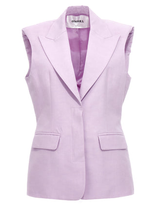 Purple Cotton Blazer