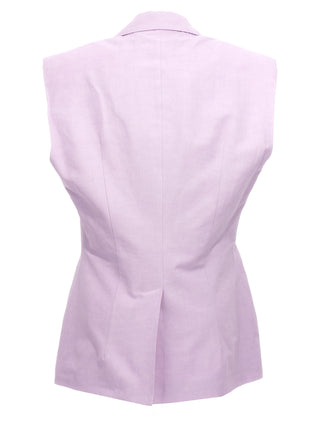 Purple Cotton Blazer
