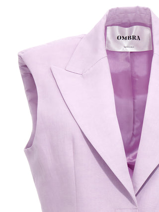 Purple Cotton Blazer