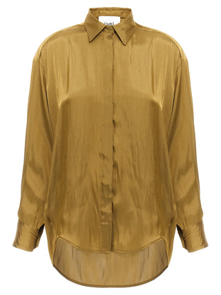 Gold Polyester Blouse