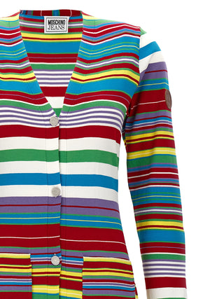 Multicolor Viscose Cardigan