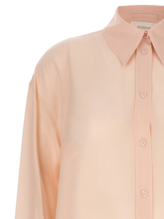 Blusa de seda multicolor