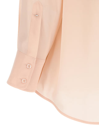 Blusa de seda multicolor