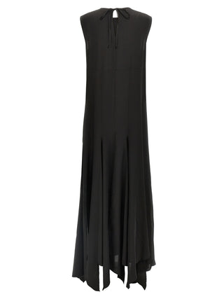 Black Silk Long Dress
