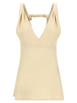 Camisa beige de viscosa