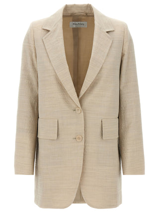 Beige Virgin Wool Blazer