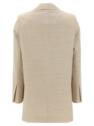 Beige Virgin Wool Blazer