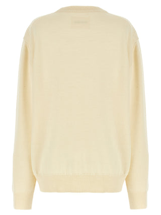 White Wool Cardigan